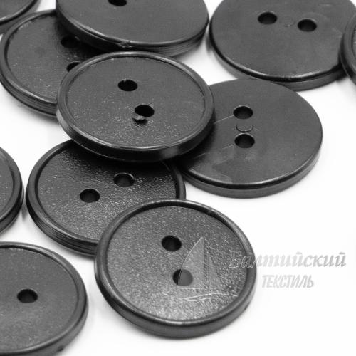 Пуговицы 17мм 2-х пр. черные (полистирол). Цена от 0,29 р. в Москве