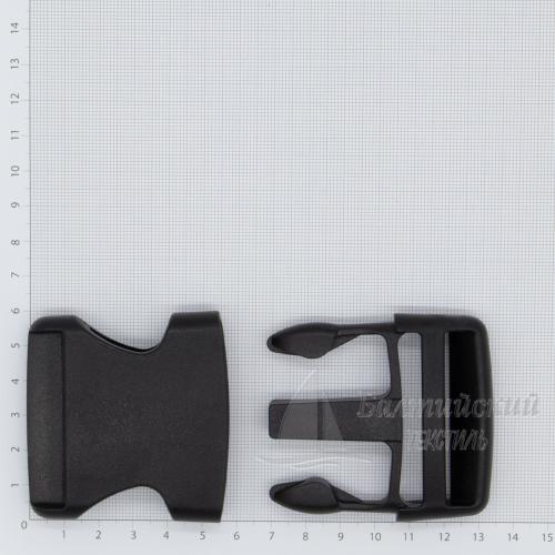 Пряжка-замок FQ 50мм черная. Цена от 60,78 р. в Москве