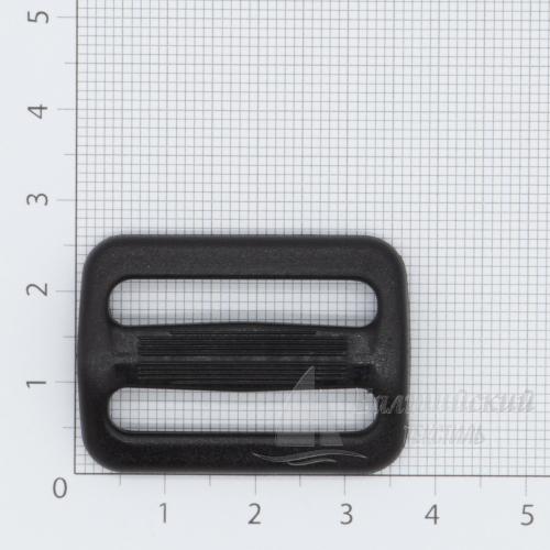 Пряжка 2 щели 30мм TN черная