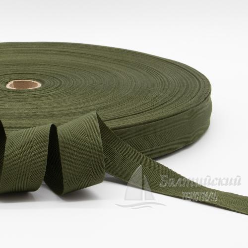 Лента ранцевая 25мм ёлочка 7,7г хаки (уп.100м). Цена от 8,22 р. в Москве