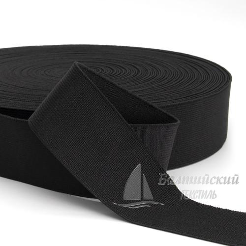 Резинка ткацкая 35мм черная БТ