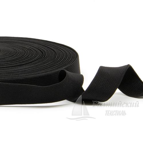 Резинка ткацкая 20мм черная РБ