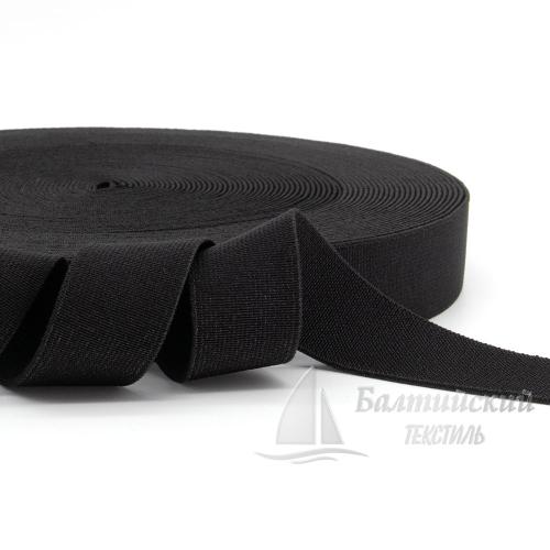 Резинка ткацкая 25мм черная РБ