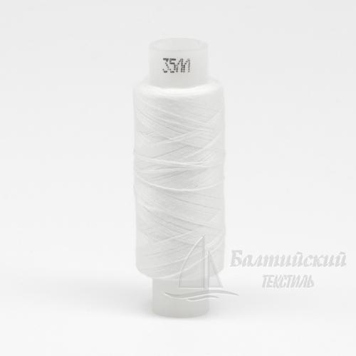 Нитки 35 ЛЛ (200м) белые, черные ПНК