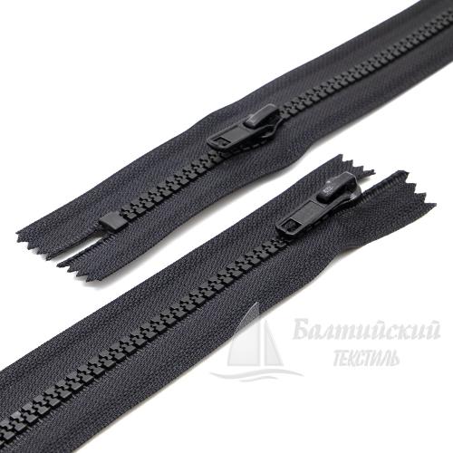 Молния трактор неразъемная Т5 50см 2 замка R-вид черная БТ Молния трактор неразъемная Т5 50см 2 замка R-вид черная БТ