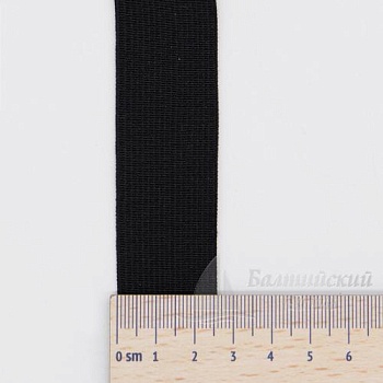 Резинка ткацкая 25мм черная РБ. Цена от 12,81 р. в Москве