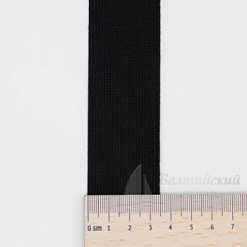 Резинка ткацкая 35мм черная РБ. Цена от 17 р. в Москве