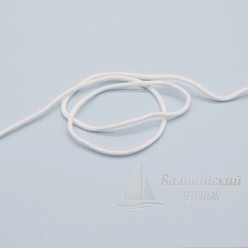 Шнур эластичный для масок Д2,8мм белый БТ. Цена от 1,83 р. в Москве