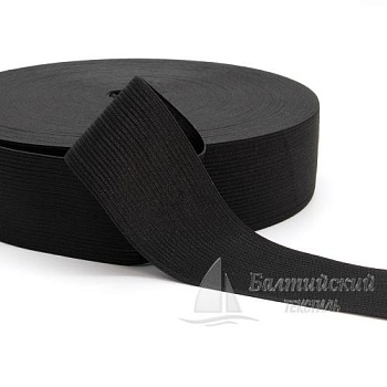 Резинка вязаная 50мм черная БТ. Цена от 14,44 р. в Москве Резинка вязаная 50мм черная БТ. Цена от 14,44 р. в Москве