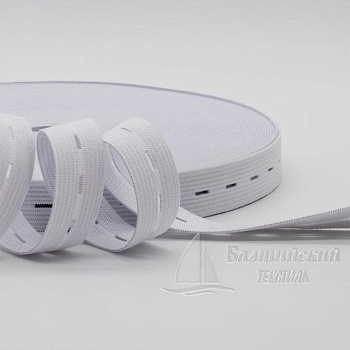 Резинка перфорированная 20мм белая. Цена от 6,81 р. в Москве Резинка перфорированная 20мм белая. Цена от 6,81 р. в Москве