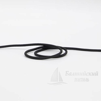 Шнур эластичный шляпный Д3мм черный БТ. Цена от 4,36 р. в Москве