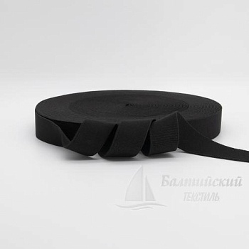 Резинка ткацкая 25мм черная РБ. Цена от 11,76 р. в Москве