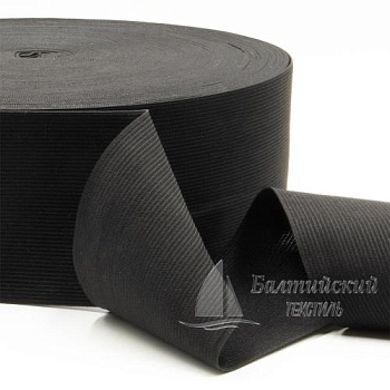 Резинка вязаная 80мм черная. Цена от 18,79 р. в Москве