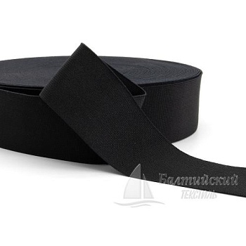 Резинка ткацкая 50мм черная. Цена от 24,57 р. в Москве