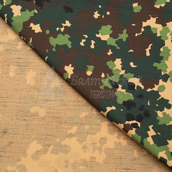 Ткань Темп-210 рип-стоп КМФ. Цена от 166.00 в Москве