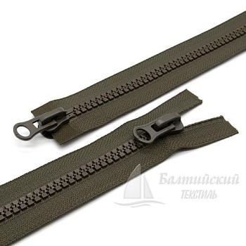 Молния трактор разъемная Т8 25см 2 замка черная, хаки БТ. Цена от 32,53 р. в Москве