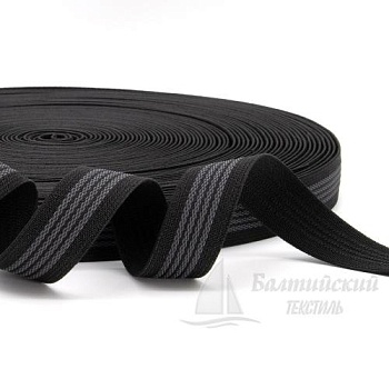 Резинка тканая 25мм с латексом черная БТ. Цена от 28,25 р. в Москве Резинка тканая 25мм с латексом черная БТ. Цена от 28,25 р. в Москве