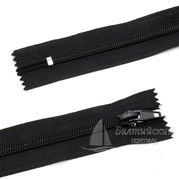 Молния витая неразъемная Т5 14см черная БТ. Цена от 7,40 р. в Москве