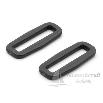 Рамка 1-щелевая 40мм черная (шлевка) ПП. Цена от 0,83 р. в Москве