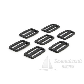 Пряжка 2 щели 40мм черная. Цена от 0,83 р. в Москве