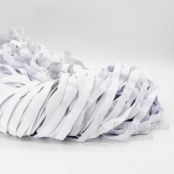 Резинка вязаная 12мм белая РБ. Цена от 4,21 р. в Москве