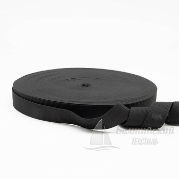 Резинка вязаная 25мм черная РБ. Цена от 6,83 р. в Москве