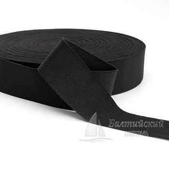 Резинка ткацкая 40мм черная. Цена от 12,59 р. в Москве