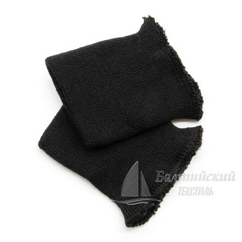 Манжеты трикотажные 8*10см ПАН (акрил) 1х1 бесшовные черные. Цена от 44 р. в Москве
