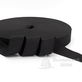 Резинка вязаная 30мм черная. Цена от 7,56 р. в Москве