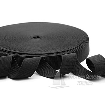 Резинка ткацкая 20мм черная БТ. Цена от 10,05 р. в Москве