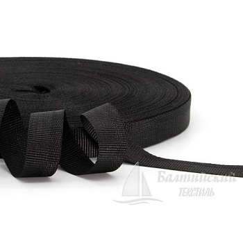 Лента репсовая 15мм черная. Цена от 3,47 р. в Москве