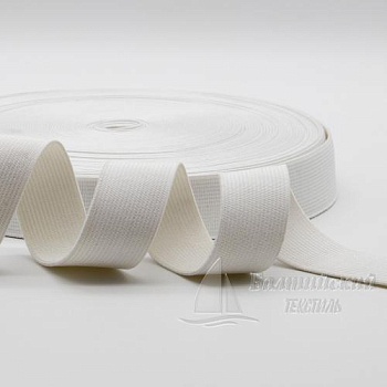 Резинка ткацкая 25мм белая БТ. Цена от 11,39 р. в Москве
