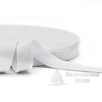 Резинка ткацкая 20мм белая РБ. Цена от 10,27 р. в Москве