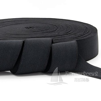 Резинка помочная 40мм черный РБ. Цена от 33,57 р. в Москве