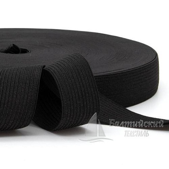 Резинка вязаная 20мм черная БТ. Цена от 5,01 р. в Москве
