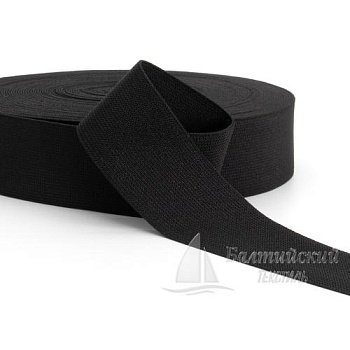 Резинка ткацкая 40мм черная. Цена от 12,59 р. в Москве