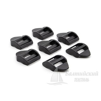 Пряжка 3 щели 20мм черная (рамка-регулятор) ПП. Цена от 1,22 р. в Москве