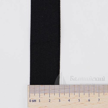 Резинка ткацкая 30мм черная РБ. Цена от 14,05 р. в Москве