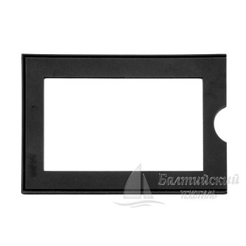 Бейдж 79*108мм каучук пришивной черный Бейдж 79*108мм каучук пришивной черный