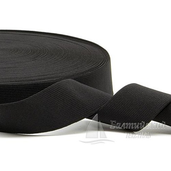 Резинка ткацкая 35мм черная РБ. Цена от 16,72 р. в Москве