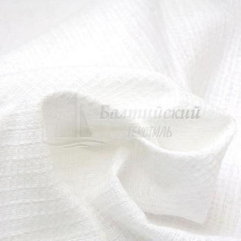 Полотно вафельное 240г/м² отбеленное, ширина 45 см. Цена от 70.00 в Москве