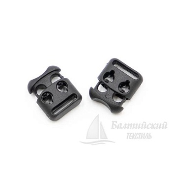 Фиксатор шнура 2 отверстия БТ. Цена от 1,47 р. в Москве