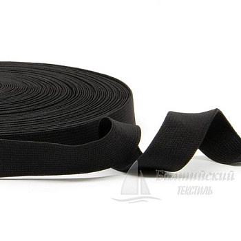 Резинка ткацкая 20мм черная РБ. Цена от 9,91 р. в Москве