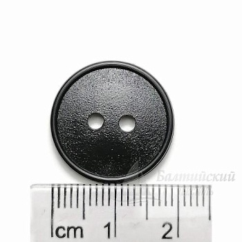 Пуговицы 20мм 2-х пр. черные (полистирол). Цена от 0,40 р. в Москве