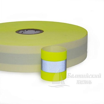 Лента световозвращающая огнестойкая XM-6010 полоса желтый 50мм. Цена от 64,02 р. в Москве