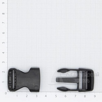 Пряжка-замок FQ 20мм черная. Цена от 17,17 р. в Москве