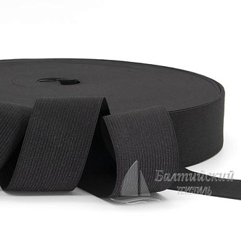 Резинка вязаная 40мм черная РБ. Цена от 11,37 р. в Москве