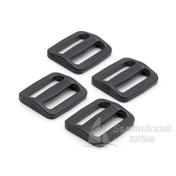 Пряжка 2 щели 20мм черная. Цена от 1,01 р. в Москве