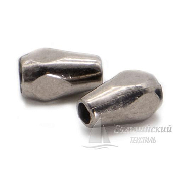 Наконечник цилиндр пластик черный никель (500/1000шт) БТ. Цена от 0,53 р. в Москве