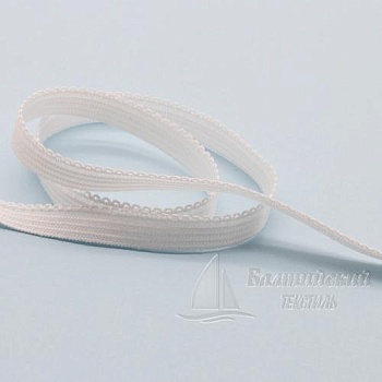 Резинка отделочная 7мм с фестоном. Цена от 5 р. в Москве